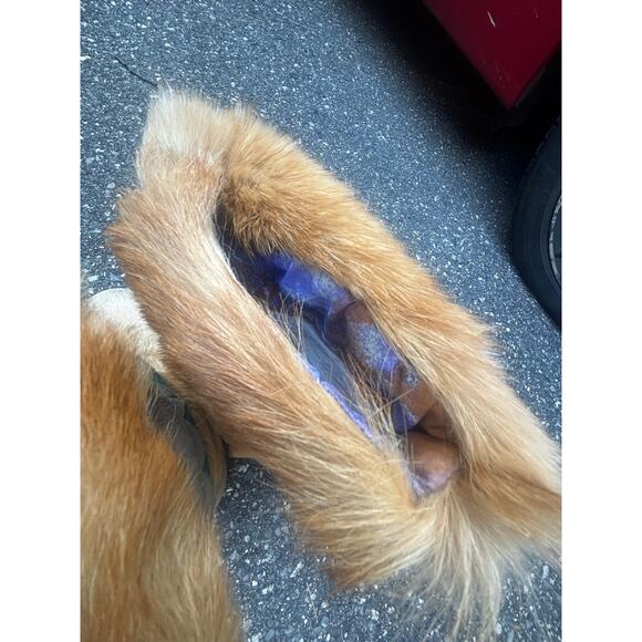 Tecnica Vintage Goat Hair Suede Fur Apres Ski Boots Italy Slight Wear on Toes - Picture 7 of 10